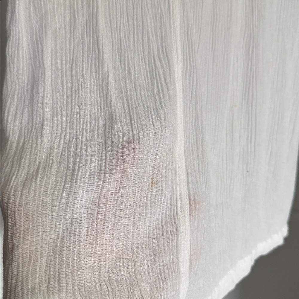 White Sleeveless Button-Down Dress - Picture 10 of 10